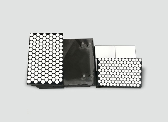 <strong>三合一耐磨陶瓷衬板(NMC-JT)|陶瓷橡胶复合钢板</strong>