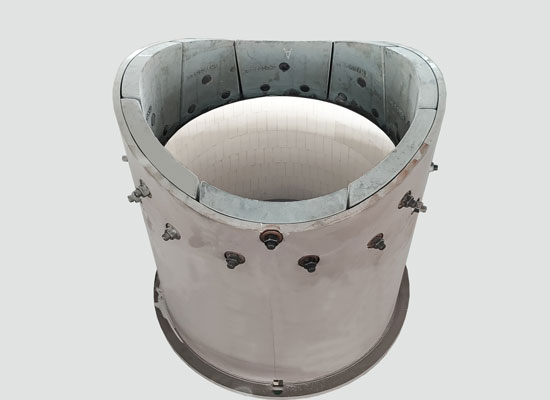 钢铁厂耐磨陶瓷内衬偏疼溜槽